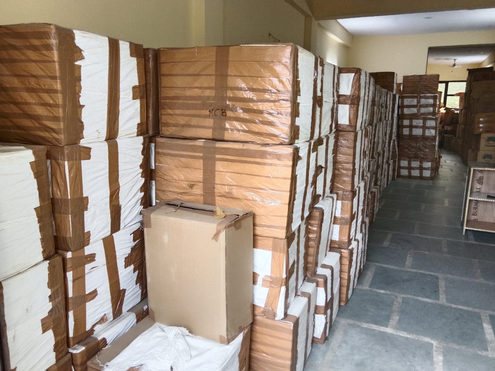 Bulk stock stored in our godown